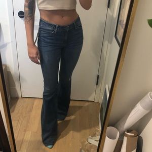 Never worn Hudson flare jeans